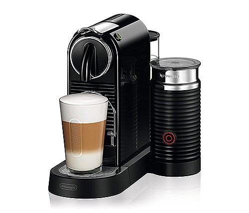 מכונת קפה כולל מקציף חלב CITIZ&MILK NESPRESSO - צבע שחור