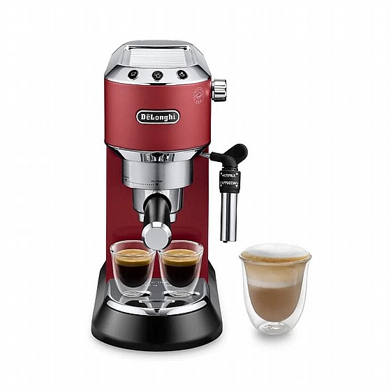 מכונת קפה DEDICA STYLE EC685 DELONGHI - צבע אדום