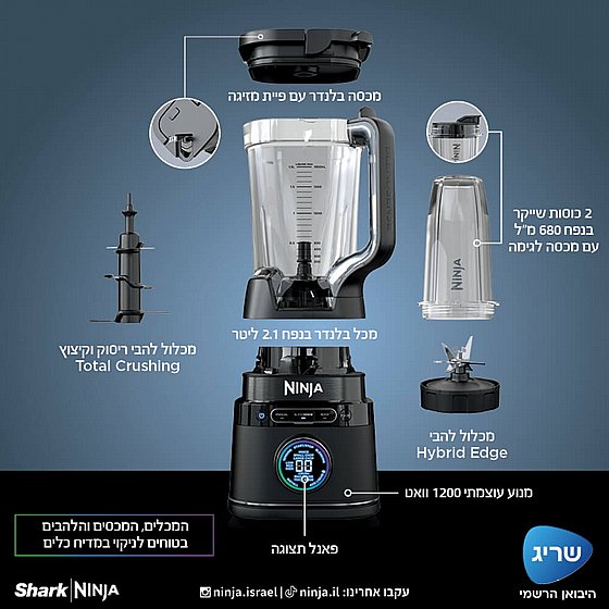 ����� 1200W DETECT TB303 NINJA - ����� ���� 3 ���� ������