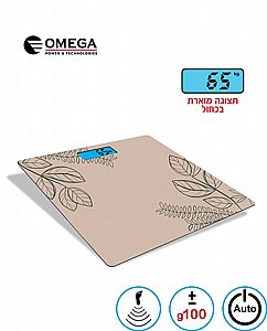 משקל אדם דיגיטלי LEAVES OMEGA משקל אדם דיגיטלי LEAVES OMEGA