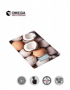 משקל מטבח דיגיטלי מעוצב OMEGA תפוזים משקל מטבח דיגיטלי מעוצב OMEGA תפוזים
