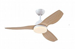 מאוורר תקרה עם שלט ותאורה דימר Magnolia WESTINGHOUSE 73168 קוטר 42" - צבע לבן עץ מאוורר תקרה עם שלט ותאורה דימר Magnolia WESTINGHOUSE 73168 קוטר 42" - צבע לבן עץ