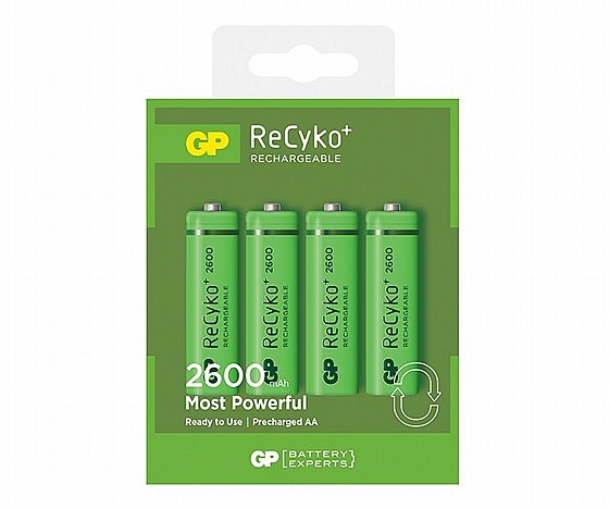 4 �� ������ AA ������ 2700mAh RECYKO GP 